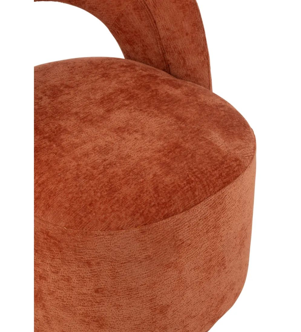 Fotel OSAMIN 80 cm pomarańczowy