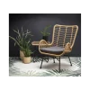 Fotel rattanowy ogrodowy IKARO naturalny