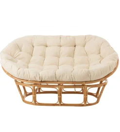 Fotel RONI Rattanowy 179 cm Naturalny