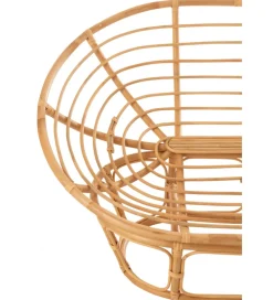 Fotel RONI Rattanowy 179 cm Naturalny