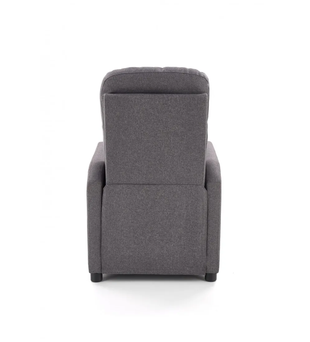Fotel rozkładany FELIPE 64 cm szary