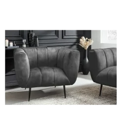 Fotel Scarlett 106 cm szary