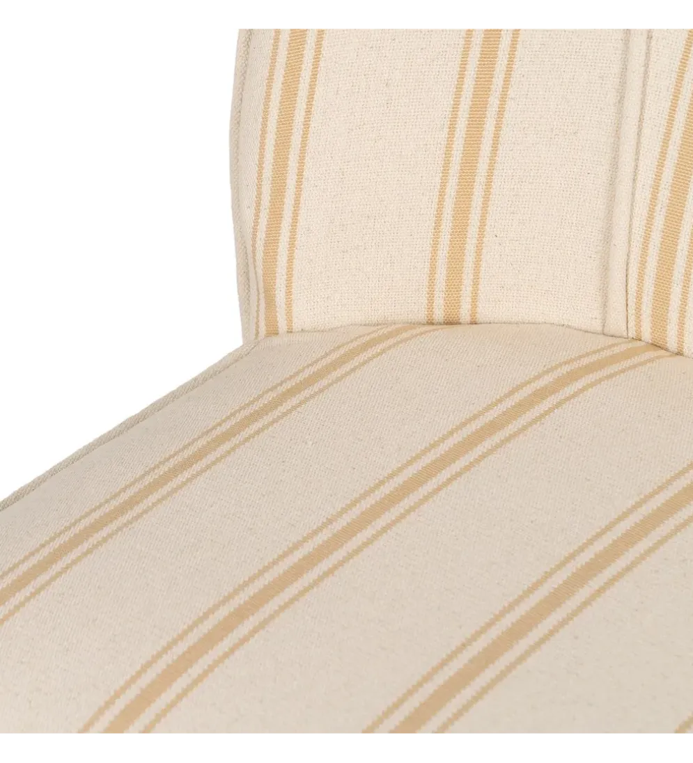Fotel STRIMERS 73 cm miodowy w paski