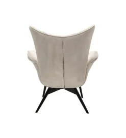 Fotel TUDOR 102 cm welwet kremowy