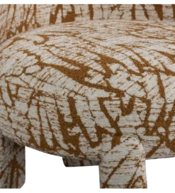 Fotel UPKE 76 cm szary brązowy