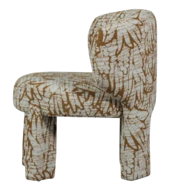 Fotel UPKE 76 cm szary brązowy