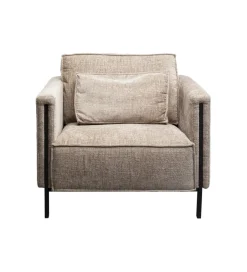 Fotel VICTOR 83 cm chenille beżowy