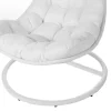Fotel wiszący POLE DIDO 192 cm rattan biali