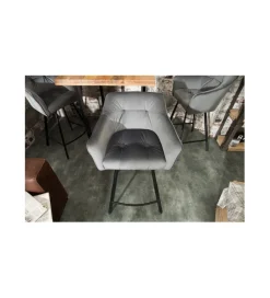 Hoker Loft srebrno szary