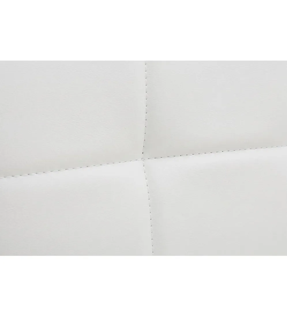 Hoker MODENA od 92 cm do 115 cm 360 stopni obrotu biały skórzany