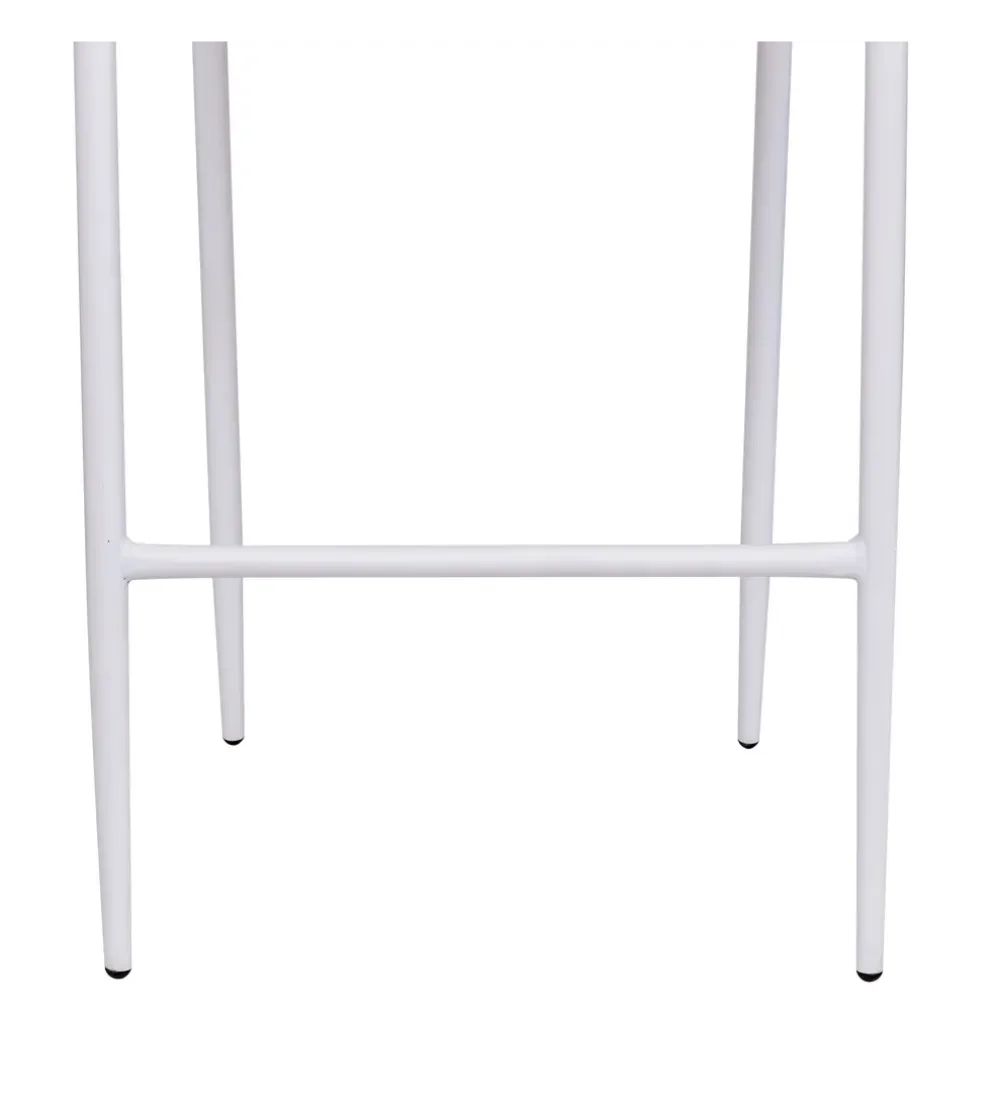 Hoker ogrodowy NIVA 112 cm naturalny biały