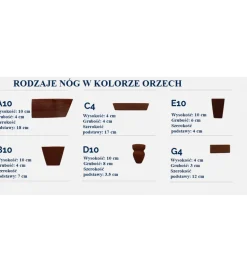 Łóżko Cambridge w różnych wymiarach i kolorach do wyboru