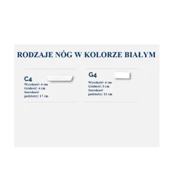 Łóżko Catherine w różnych wymiarach i kolorach do wyboru