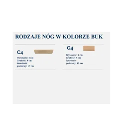 Łóżko Catherine w różnych wymiarach i kolorach do wyboru