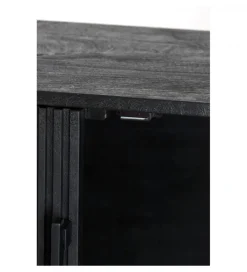 Komoda ABAGE 150 cm czarna
