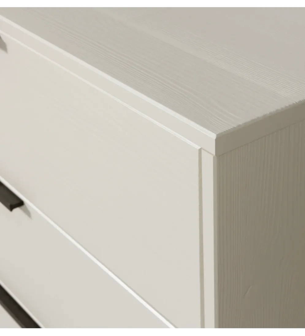 Komoda ADAM 94 cm drewno sosny dust