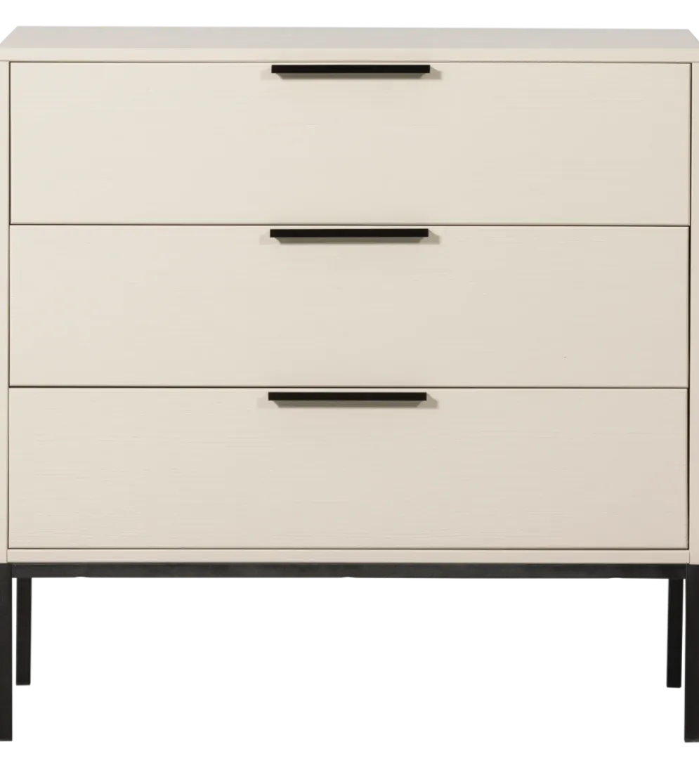 Komoda ADAM 94 cm drewno sosny dust