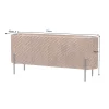 Komoda ADLON 180 cm drewno mango brązowa
