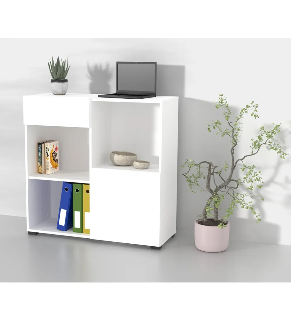 Komoda AGAPI 90 cm biała