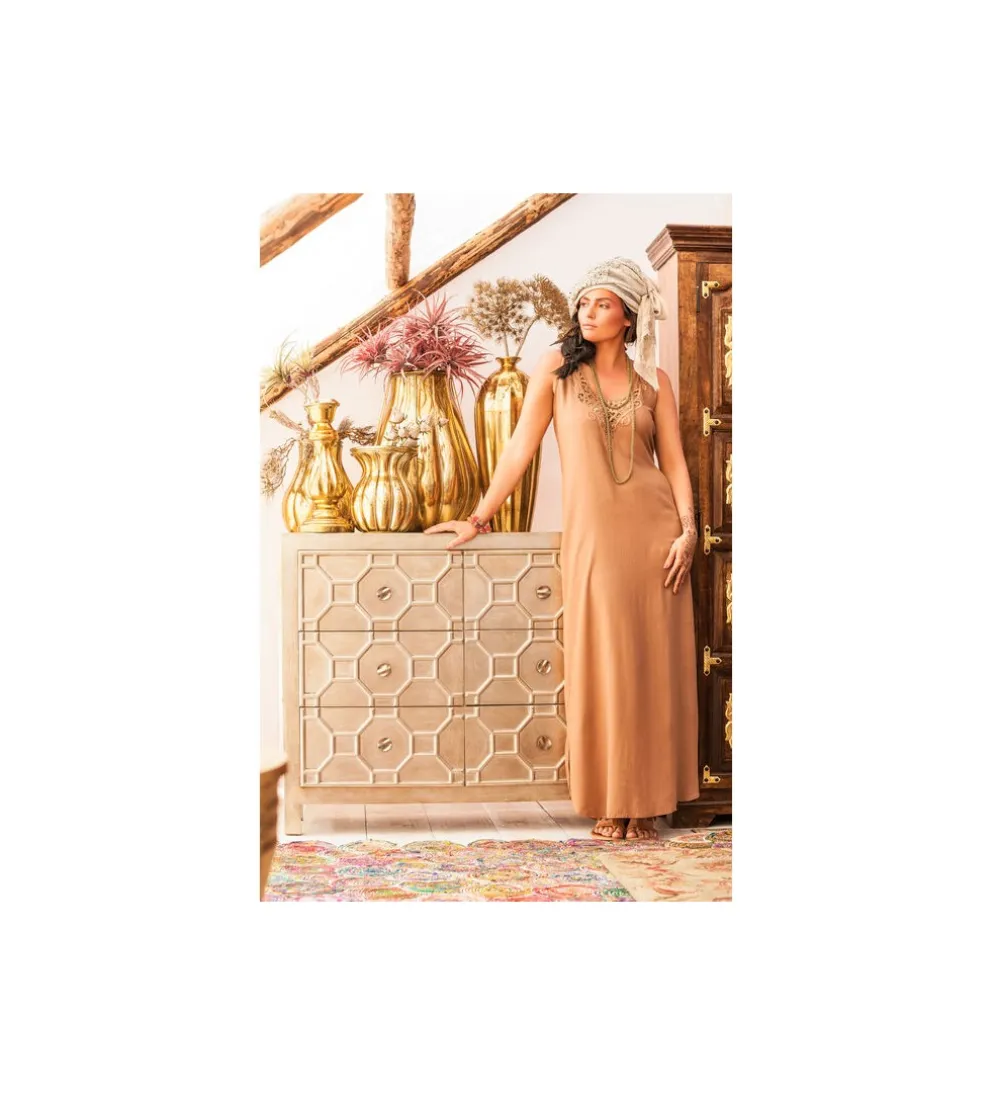 Komoda ALHAMBRA 107 cm srebrna