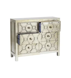 Komoda ALHAMBRA 107 cm srebrna