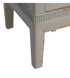 Komoda ALIEY 115 cm drewno jodła kremowy