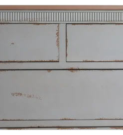 Komoda ALIEY 115 cm drewno jodła kremowy