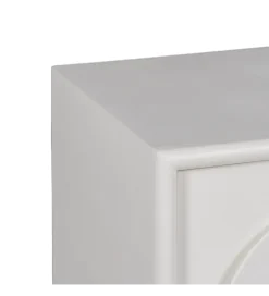 Komoda BERET 120 cm drewno jodłowe biała