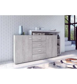 Komoda BOTA 180 cm w optyce betonu