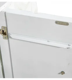 Komoda BRYDA 90 cm drewno mango biała