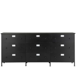 Komoda CADE 175 cm czarna