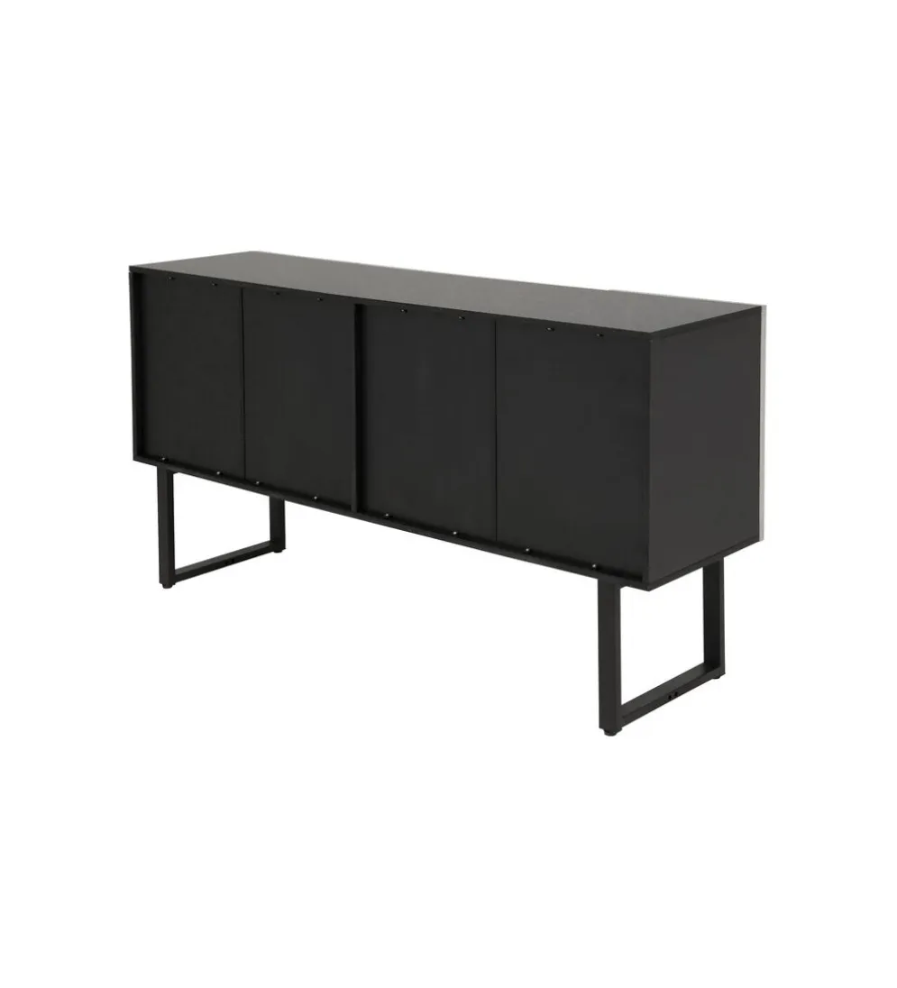 Komoda CARINO 151 cm srebrna