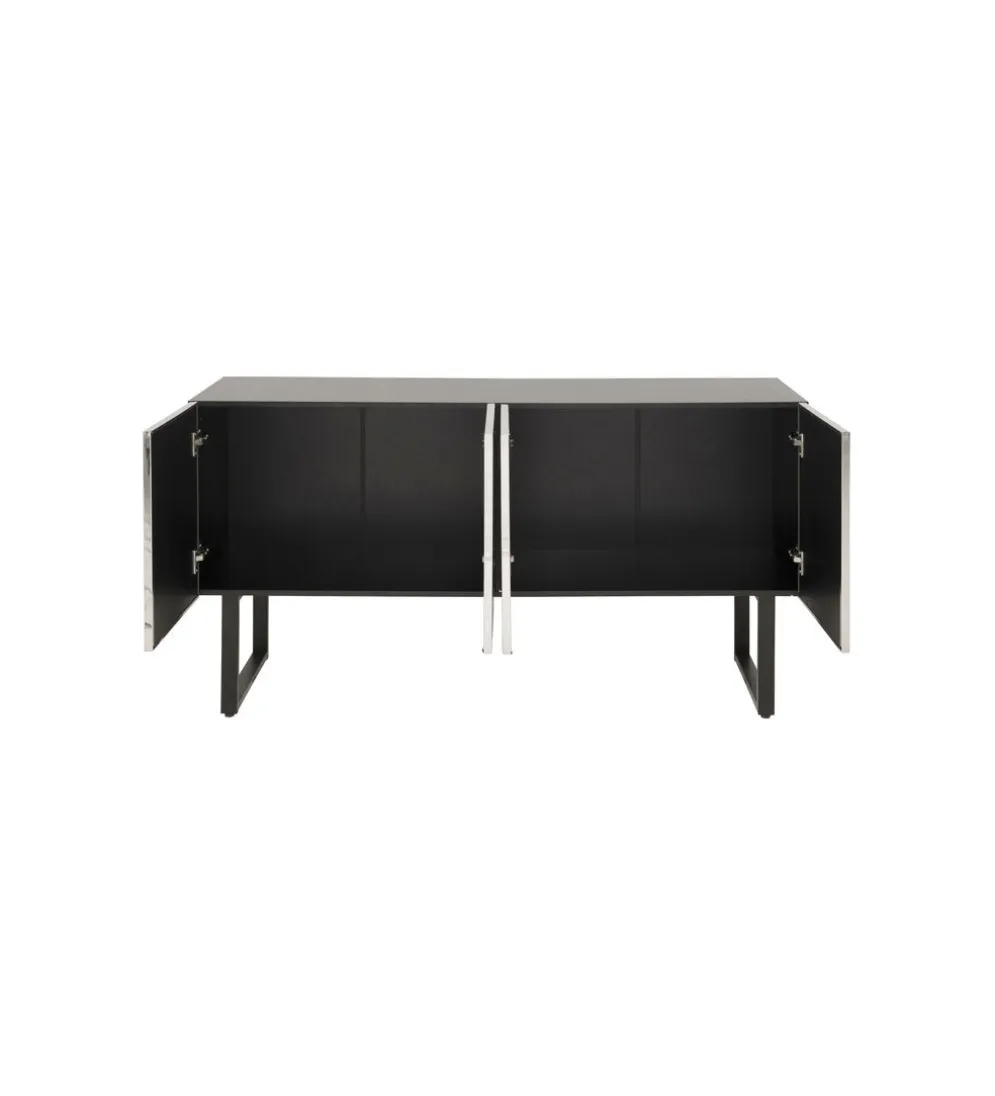 Komoda CARINO 151 cm srebrna