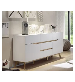 Komoda CERVO 145 cm biała
