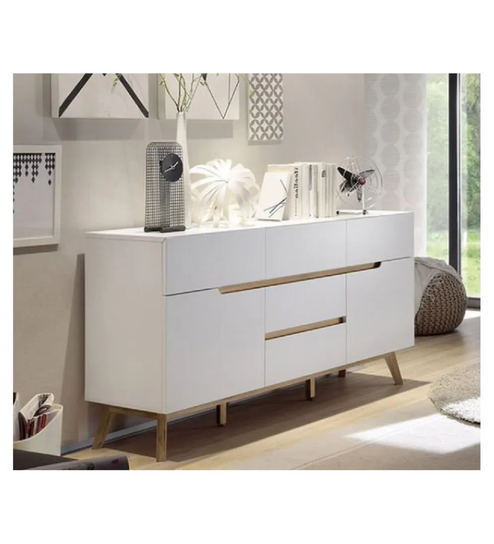 Komoda CERVO 145 cm biała