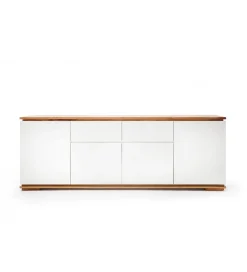 Komoda CHIARO 180 cm biało kremowa