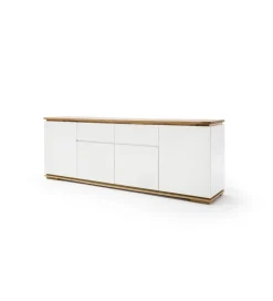 Komoda CHIARO 180 cm biało kremowa