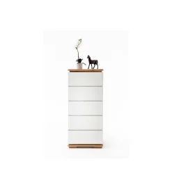 Komoda CHIARO 50 Cm biało kremowa