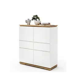 Komoda CHIARO 100 Cm biało kremowa