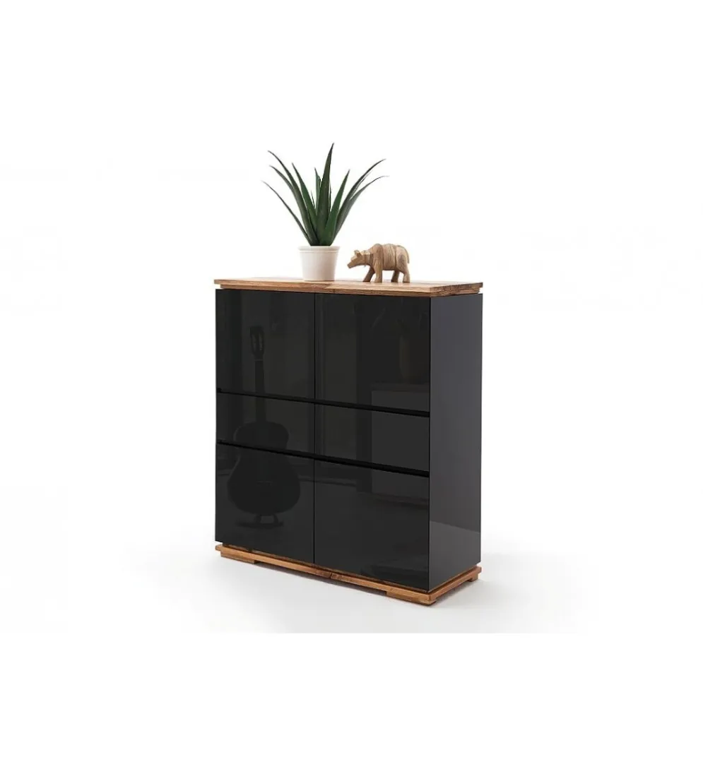 Komoda CHIARO 100 cm czarna