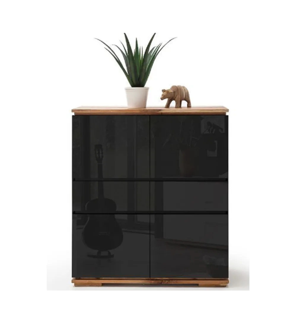 Komoda CHIARO 100 cm czarna