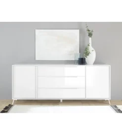 Komoda CITY 205 cm biała