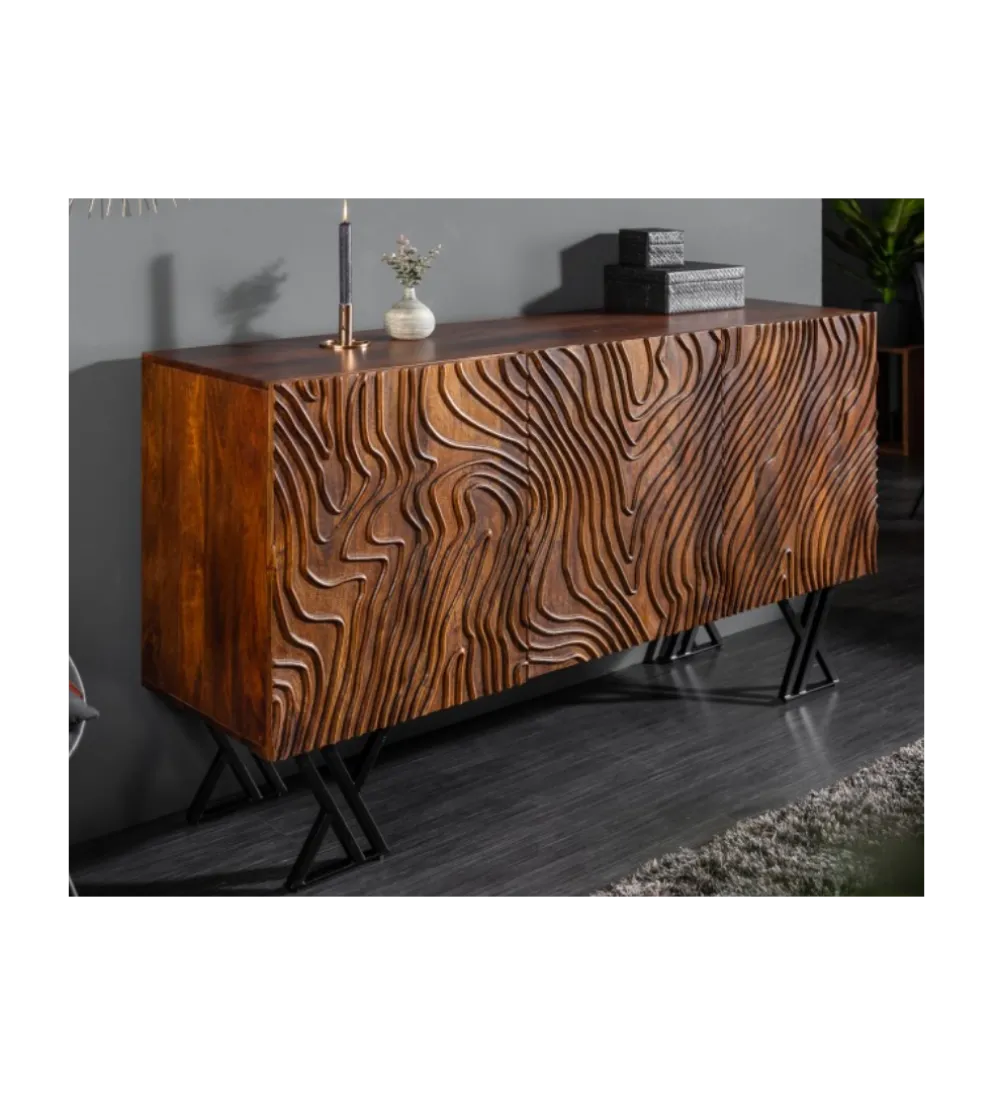 Komoda DAVIDE Scorpion Fluid 160 Cm drewno mango