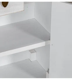 Komoda DECAPE 100 cm przecierana biel