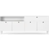 Komoda DULLUM 200 cm biały