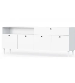 Komoda DULLUM 200 cm biały