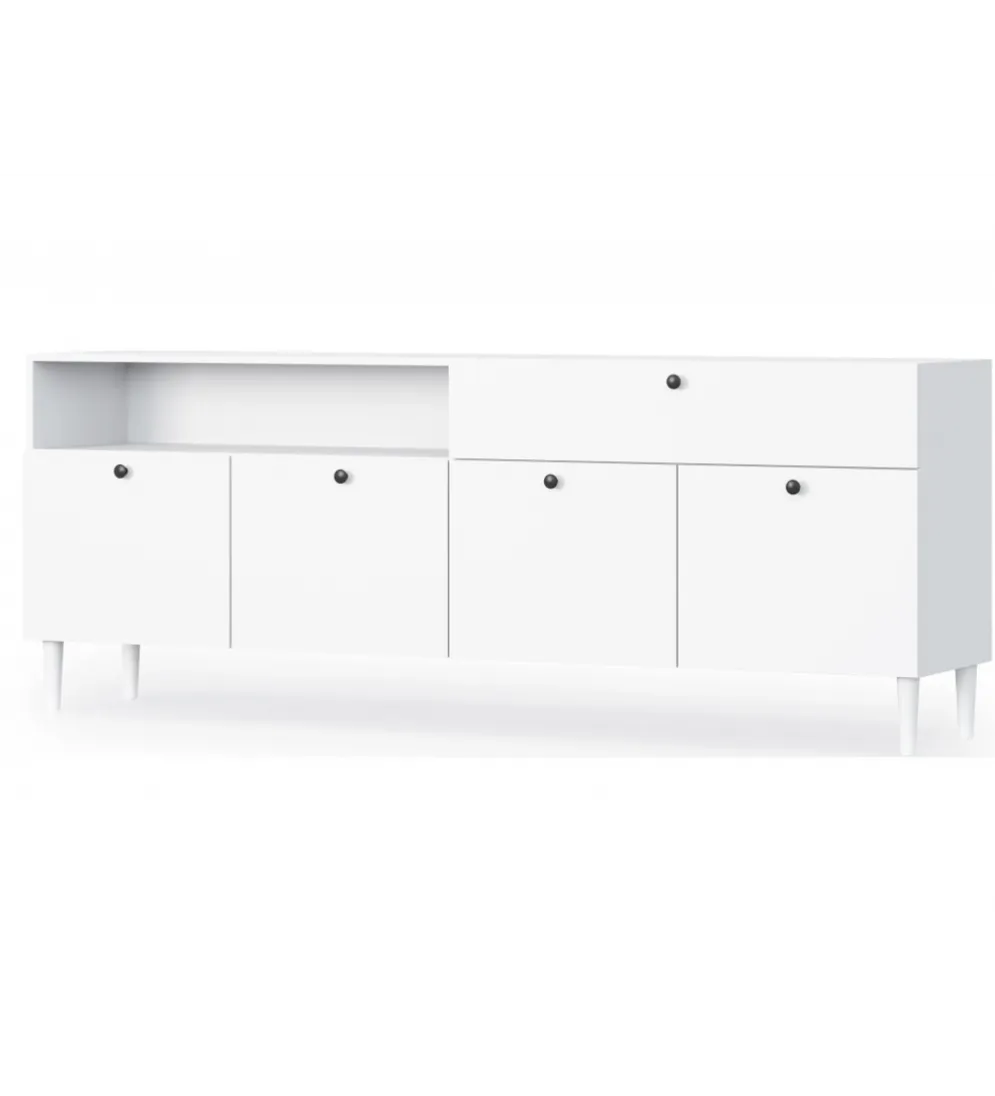 Komoda DULLUM 200 cm biały