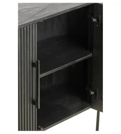 Komoda DUMOSI 140 cm czarna