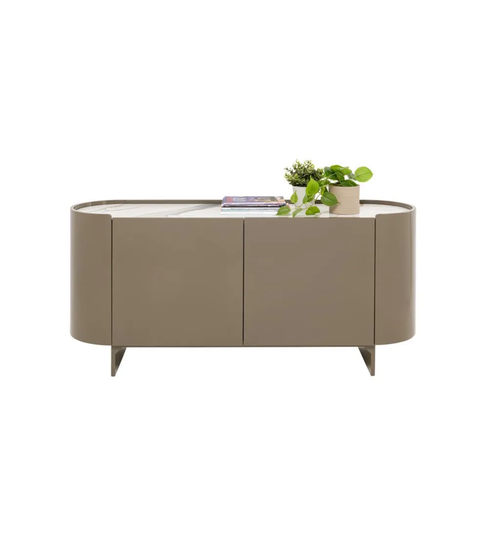 Komoda ELIANO 160 x 75 cm khaki