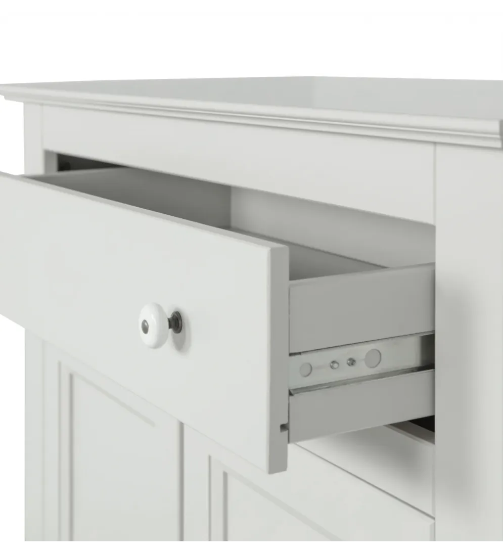 Komoda EVA 150 cm drewno sosna mist